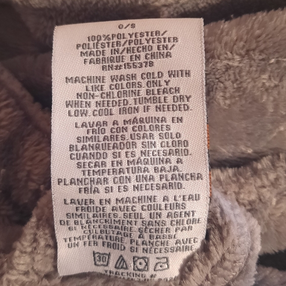 Head super soft gray robe one size fits most *S - Picture 6 of 6